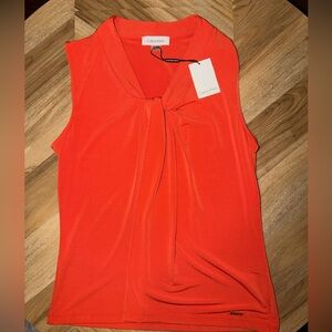 Calvin Klein Vibrant Orange Blouse
